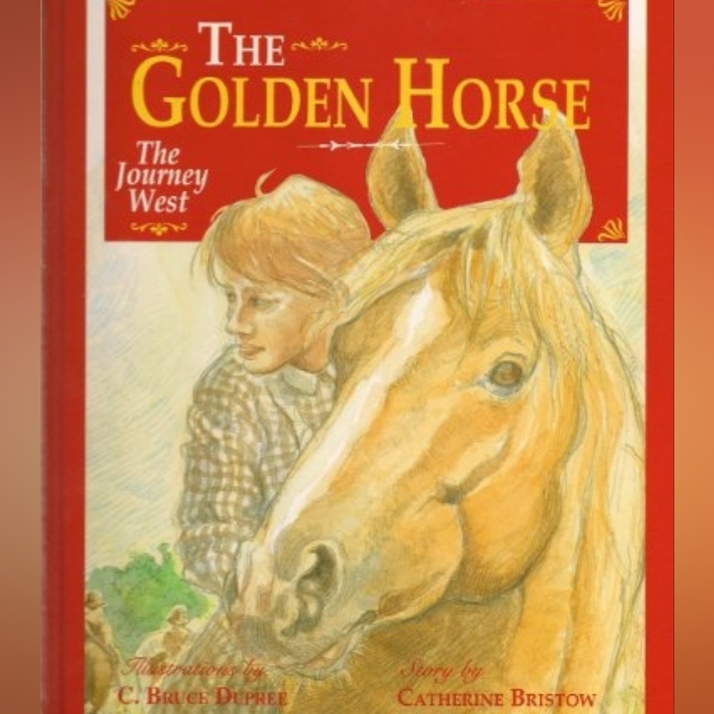 🩵 Vintage The Golden Horse: The Journey West - Red Cover